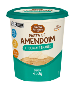 Pasta de Amendoim com Chocolate Branco