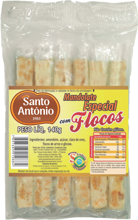 Mandolate Especial com Flocos