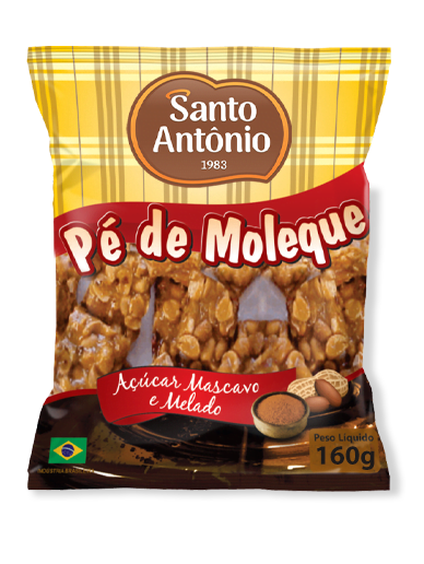 Pé de Moleque com Açúcar Mascavo 160g