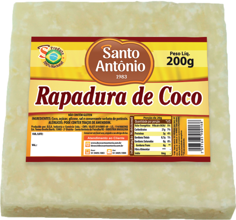 Rapadura de Coco 200g