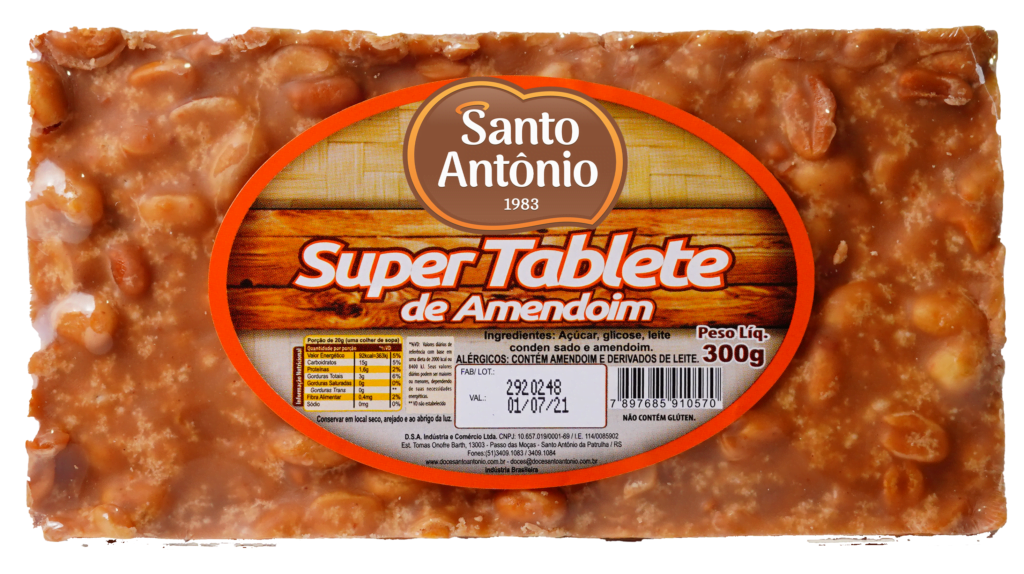 Super Tablete de Amendoim 300g