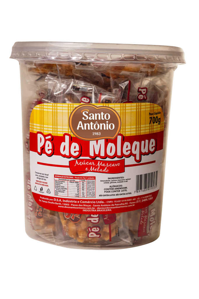 Pé de Moleque com Açúcar Mascavo 700g