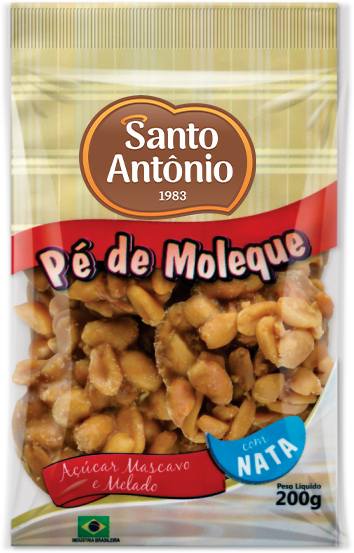 Pé de Moleque com Açúcar Mascavo e Nata