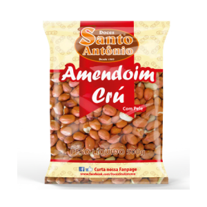 Amendoim Cru Sem Pele 500g