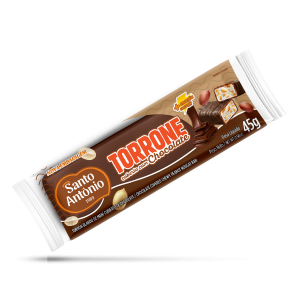 Torrone de Amendoim com Chocolate