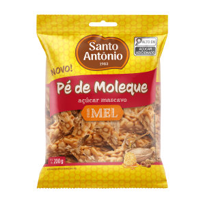 Pé de Moleque Açúcar Mascavo com Mel